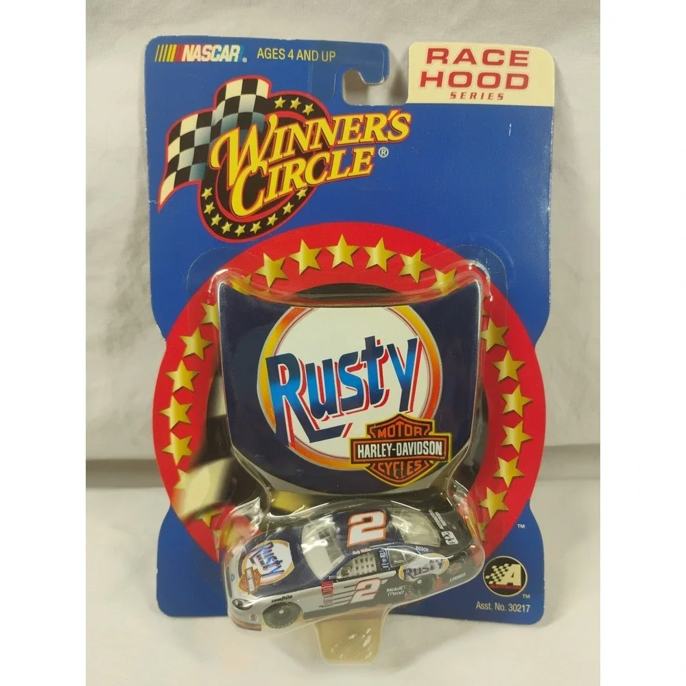 Nascar 2002‎ Winner's Circle #2 Rusty Wallace Race Hood Series Harley Davidson